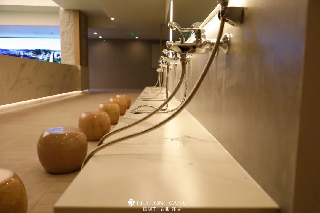 實景案例 | 6000㎡高端巖板會所，奢華感拉滿！(圖7)
