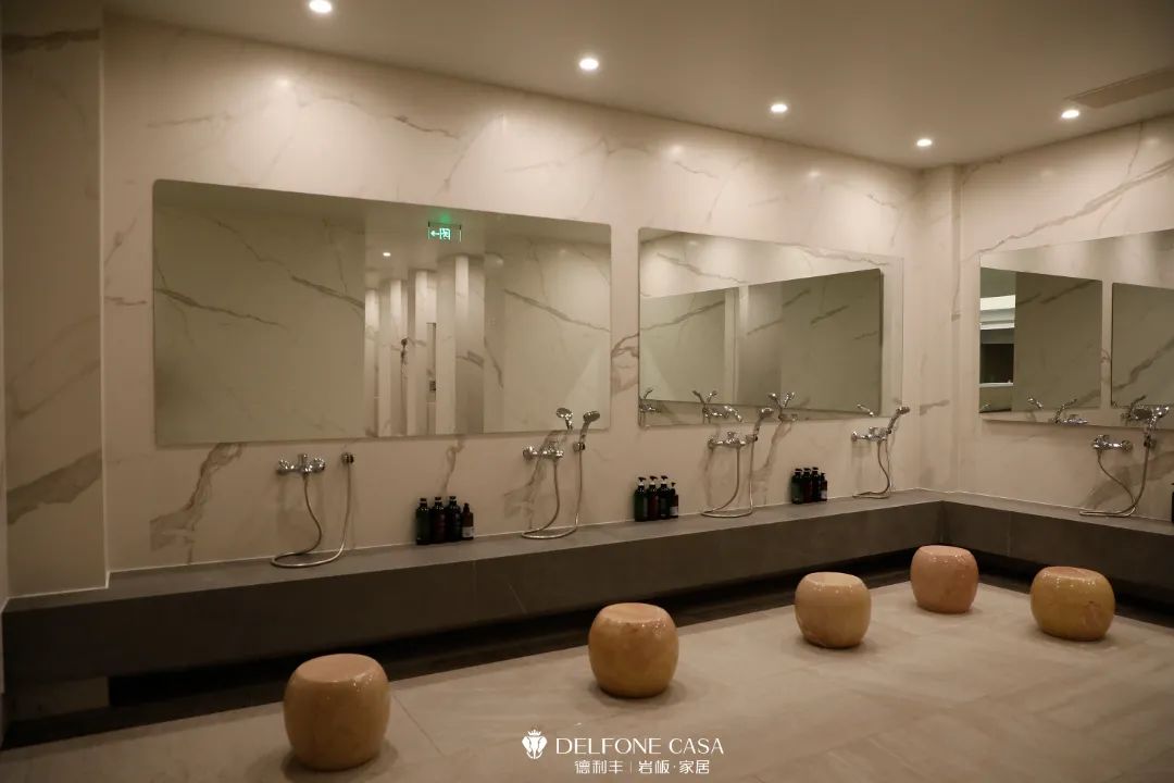 實景案例 | 6000㎡高端巖板會所，奢華感拉滿！(圖10)