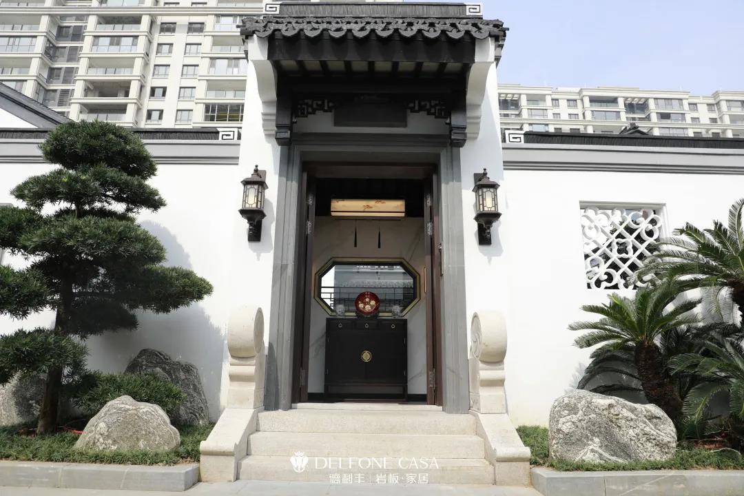 家裝案例 | 280㎡蘇州園林式巖板別墅，古典尊貴，古色古香(圖2)